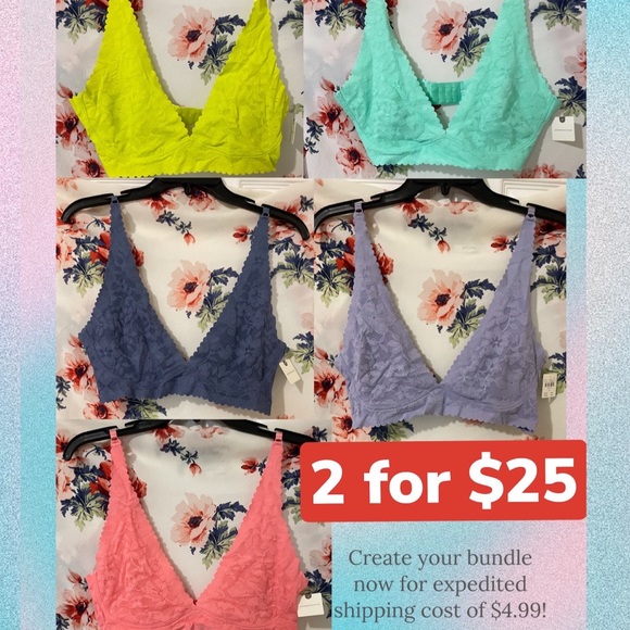 Bralette Bundles Now Available 2 for $25. - Picture 1 of 1